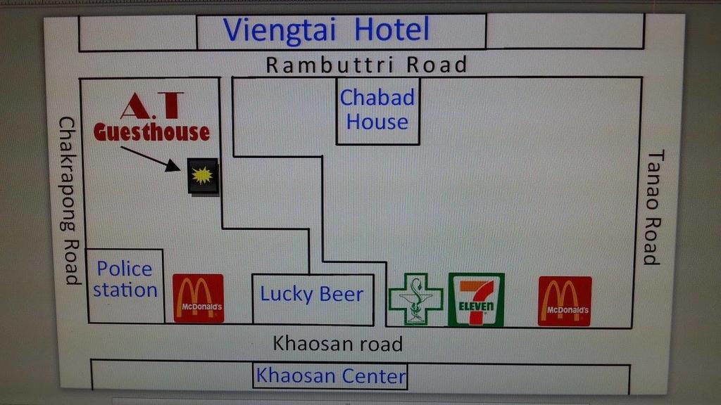 A.T Guesthouse Bangkok Kültér fotó
